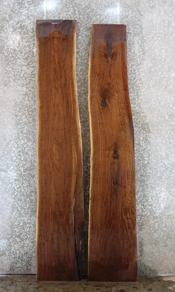 2- Black Walnut Live Edge Slabs, Wood Epoxy Counter Top 20646-20647