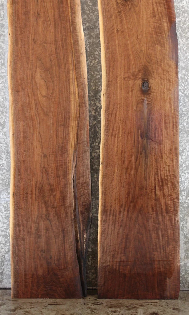 2- Black Walnut Live Edge Slabs, Wood Epoxy Counter Top 20646-20647
