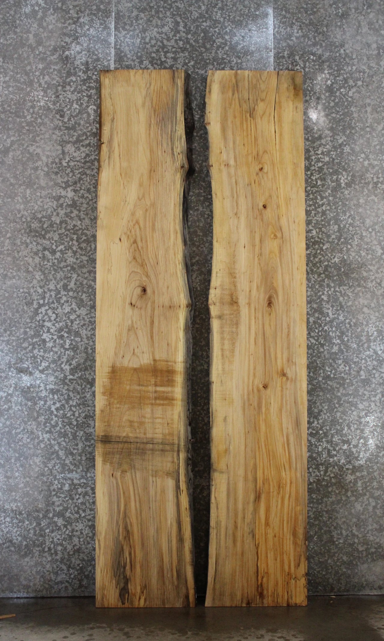 2- Spalted Maple Live Edge Dining Table Top, Conference Table 20657