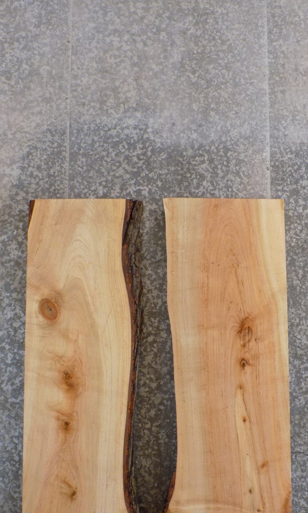 2- Maple Live Edge Slabs, Bookmatched Wood Dining Table Top 20664-20665