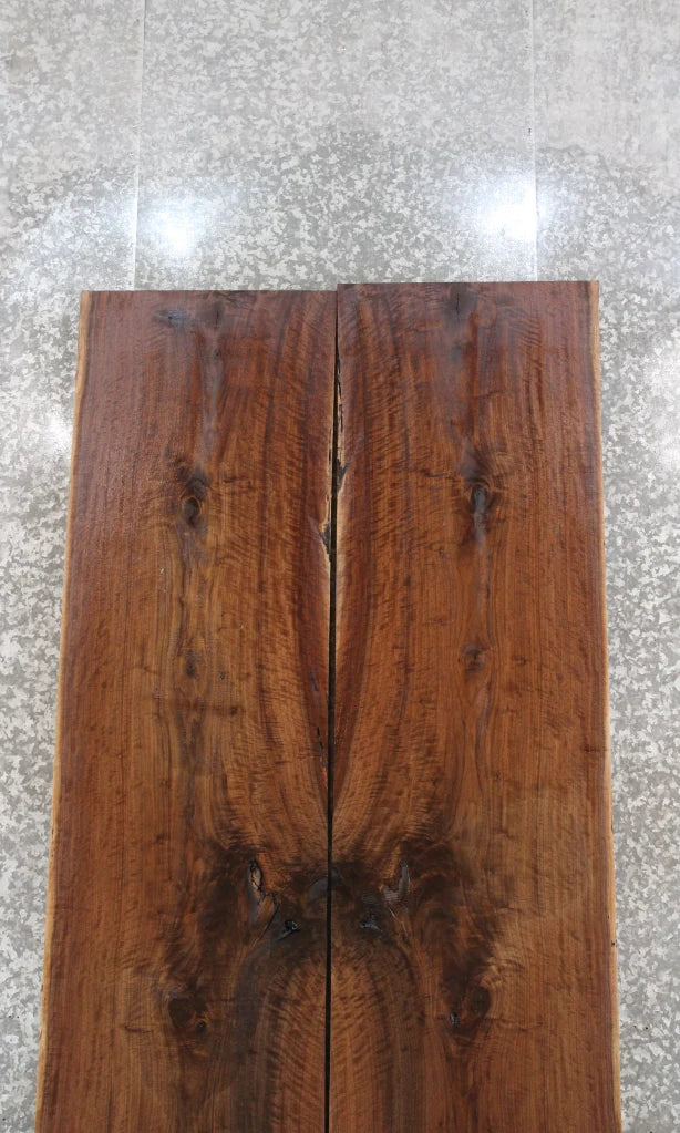 2- Live Edge Black Walnut Dining Table Top Slab, Office Desk Top 20668-20669