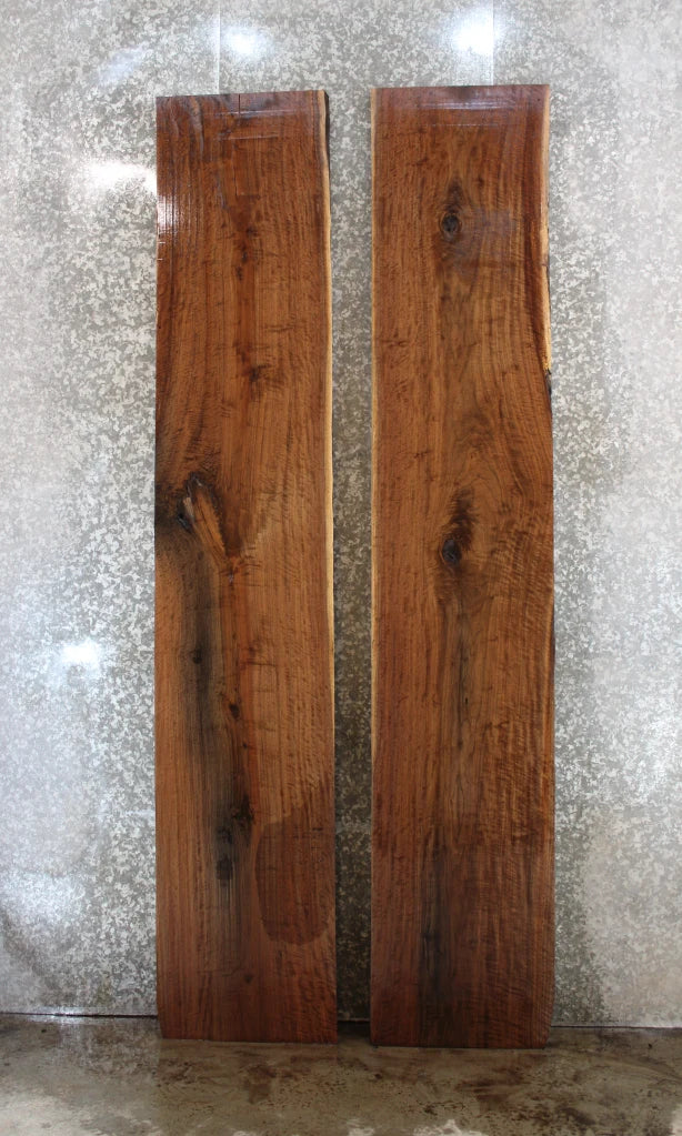 2- Live Edge Black Walnut Dining Table Top Slab, Office Desk Top 20668-20669