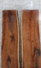 Thumbnail for 2- Live Edge Walnut Bookmatched Dining Table Top Slabs 20670-20671