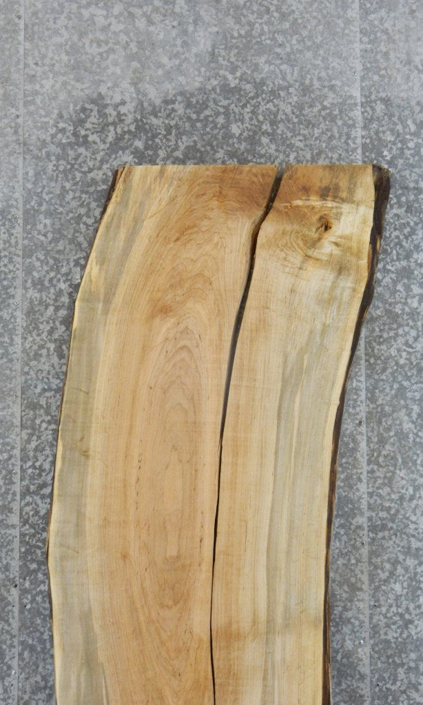 2- Live Edge Maple River Table Top/Split Slab Halves CLOSEOUT 20672