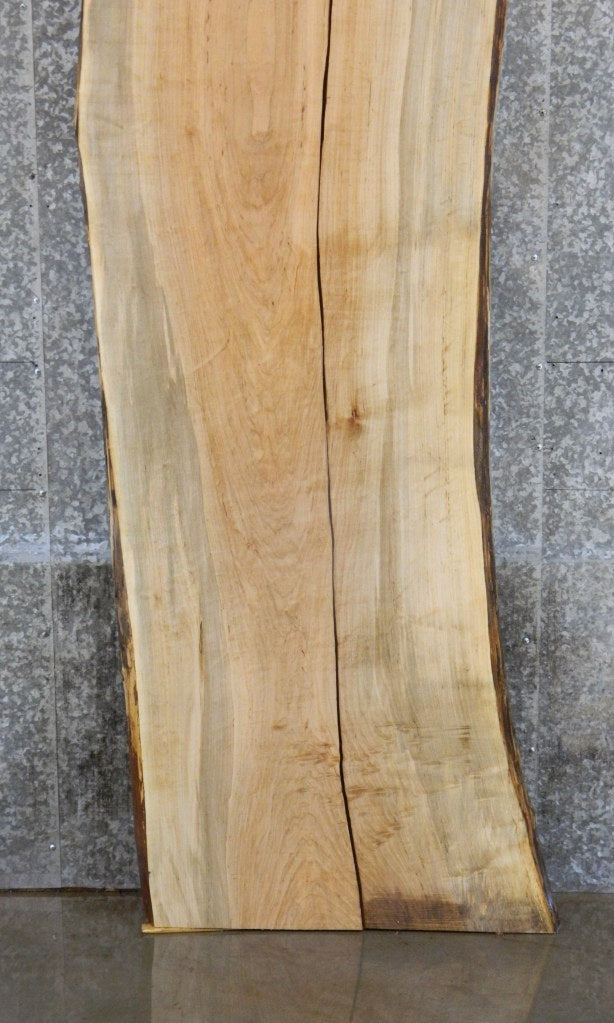 2- Live Edge Maple River Table Top/Split Slab Halves CLOSEOUT 20672