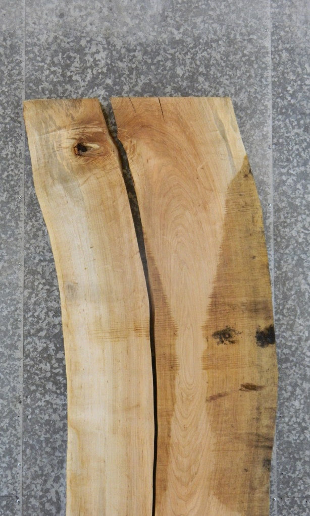 2- Live Edge Maple River Table Top/Split Slab Halves CLOSEOUT 20672