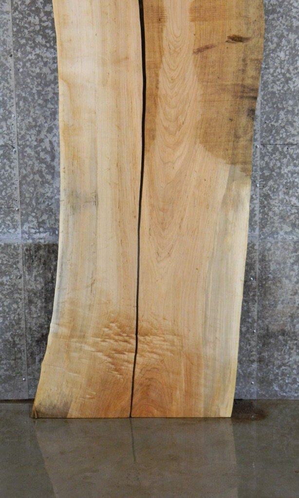 2- Live Edge Maple River Table Top/Split Slab Halves CLOSEOUT 20672