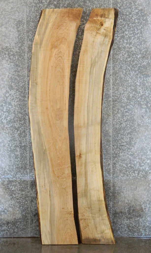 2- Live Edge Maple River Table Top/Split Slab Halves CLOSEOUT 20672