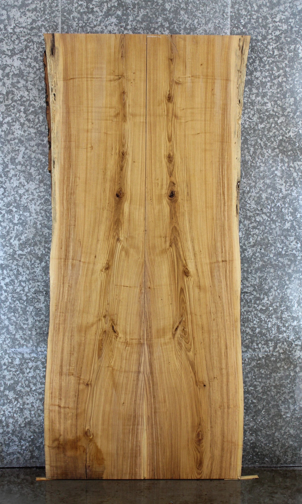 2- Ash Live Edge Dining Table Top, Rustic Conference Table 20673-20674