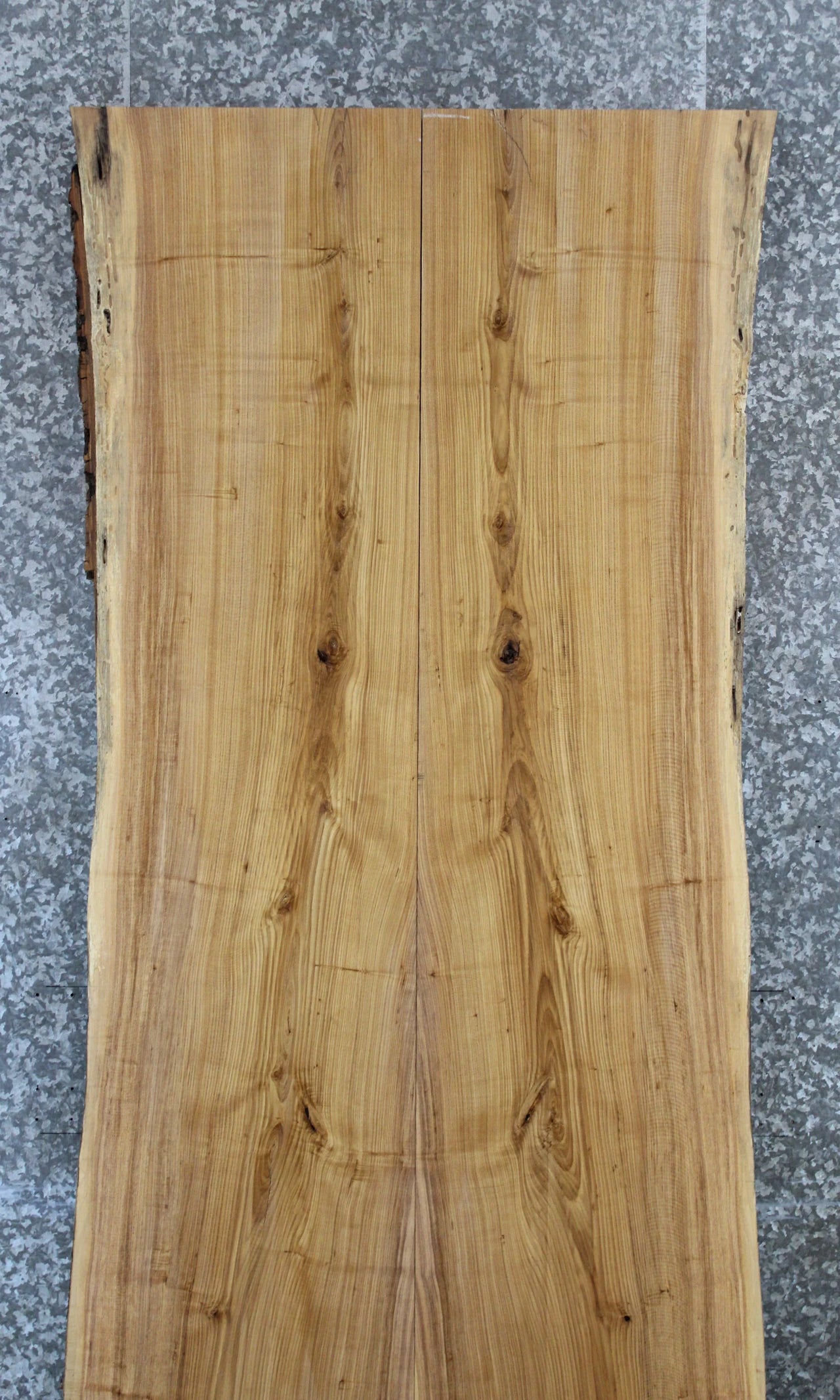 2- Ash Live Edge Dining Table Top, Rustic Conference Table 20673-20674