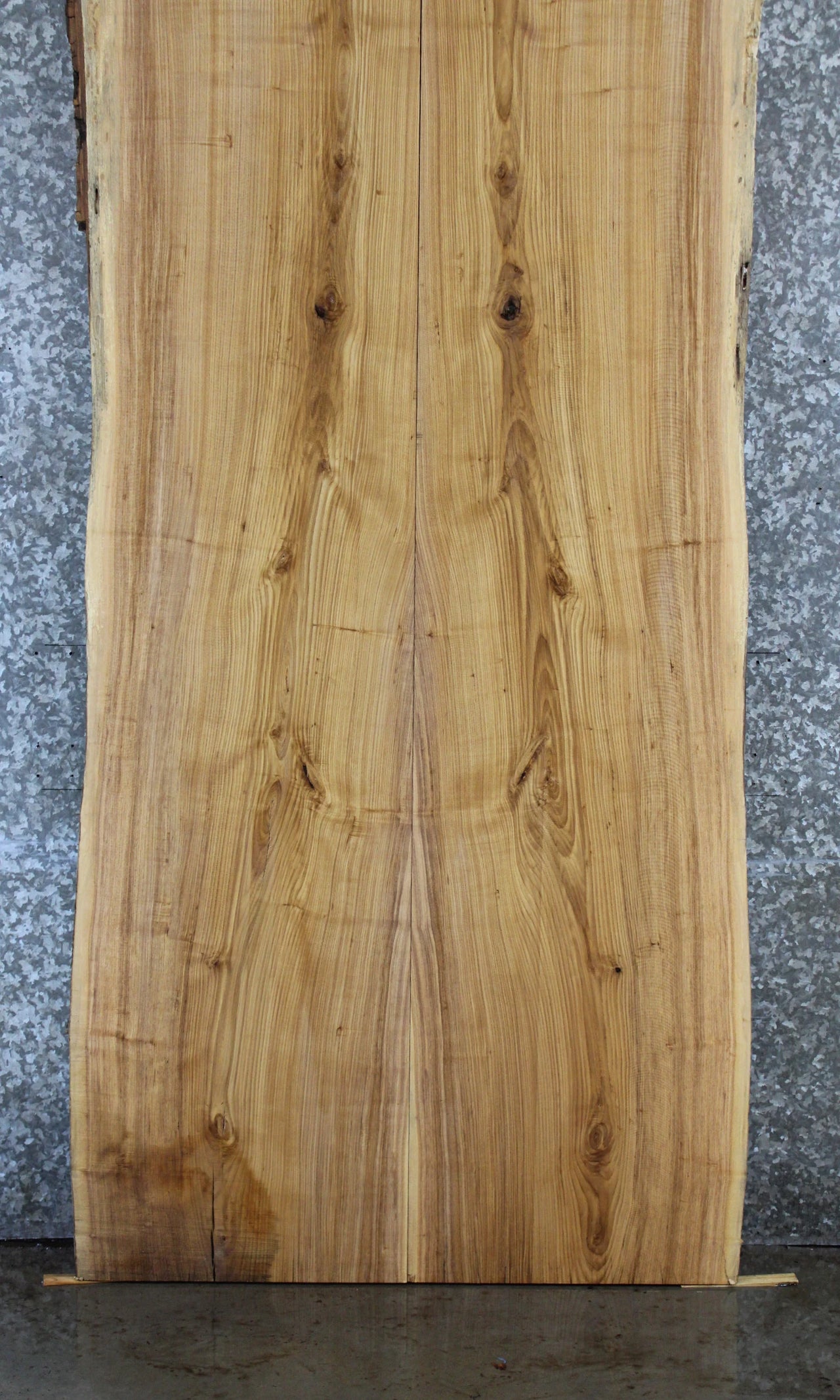 2- Ash Live Edge Dining Table Top, Rustic Conference Table 20673-20674