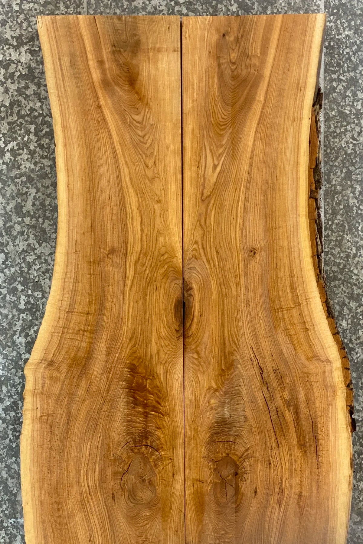 2- Live Edge Rustic Ash DIY Kitchen/Dining Room Table Slab 20678-20679