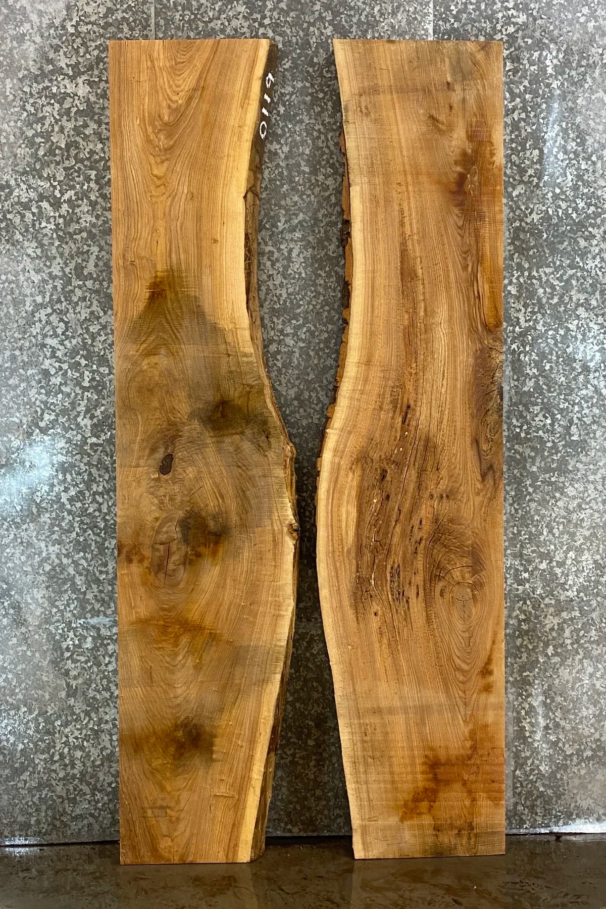 2- Live Edge Rustic Ash DIY Kitchen/Dining Room Table Slab 20678-20679