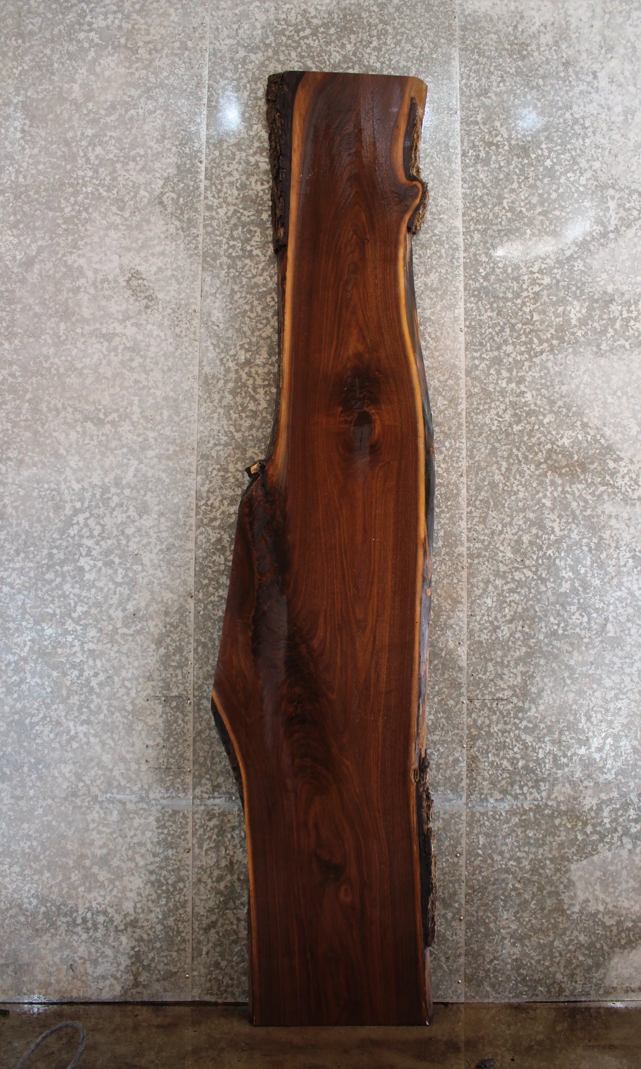 Black Walnut Live Edge Bar Top Slab,  Wood Table Top 20681