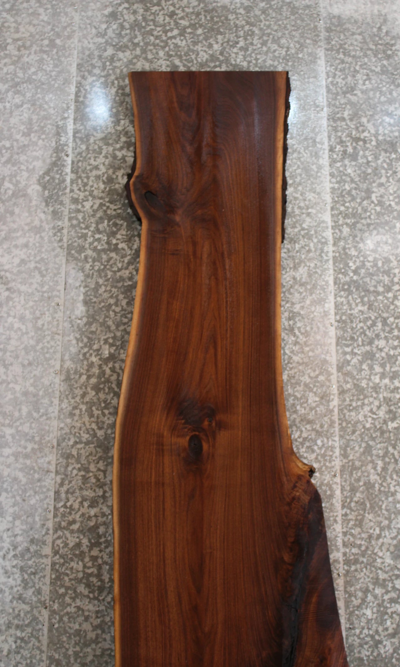 Black Walnut Live Edge Bar Top Slab,  Wood Table Top 20681