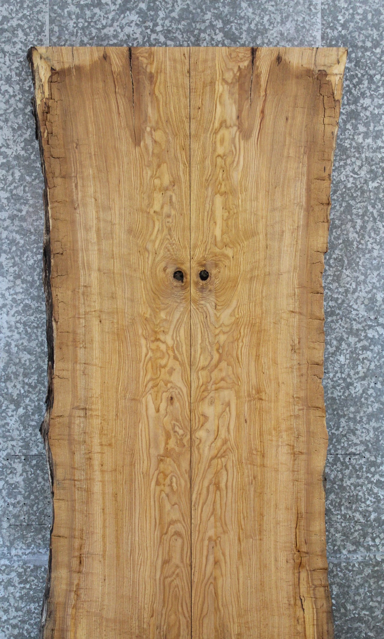 2- Rustic Ash Table Top, Live Edge Dining Table 20683