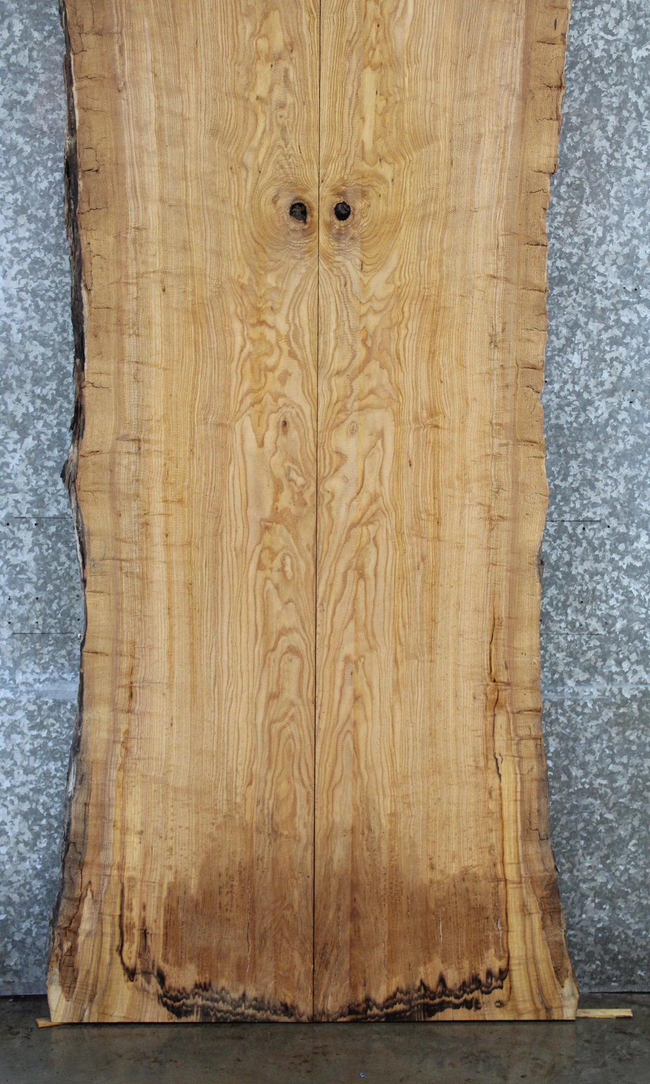 2- Rustic Ash Table Top, Live Edge Dining Table 20683