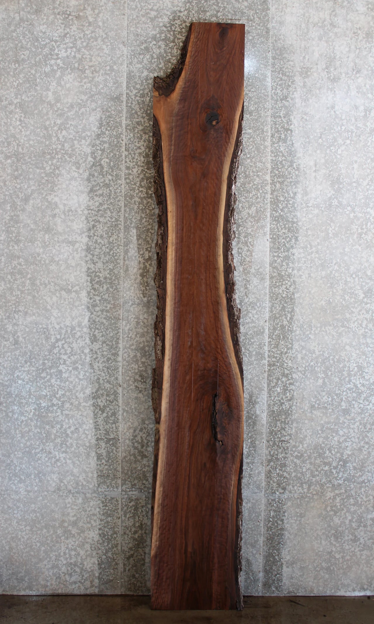 Live Edge Black Walnut Bar Top Slab, Wood Table Top 20684