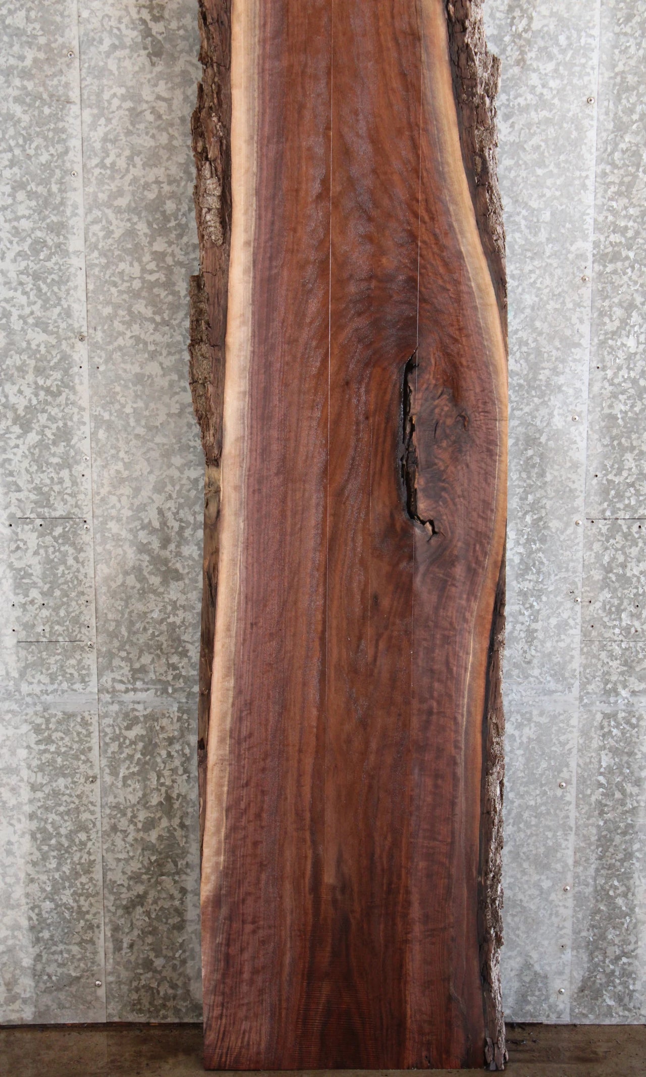 Live Edge Black Walnut Bar Top Slab, Wood Table Top 20684