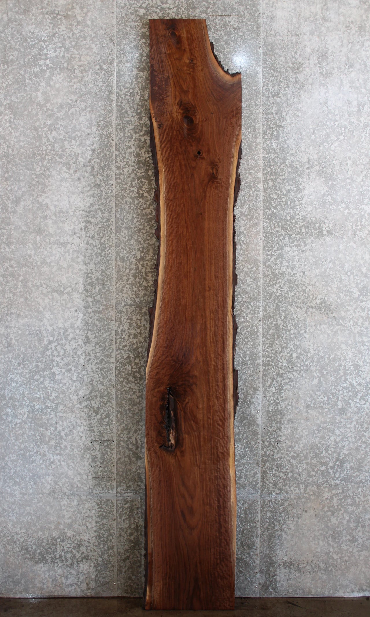 Live Edge Black Walnut Bar Top Slab, Wood Table Top 20684