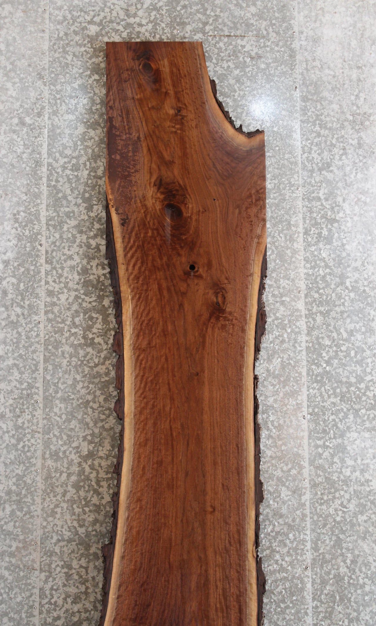 Live Edge Black Walnut Bar Top Slab, Wood Table Top 20684