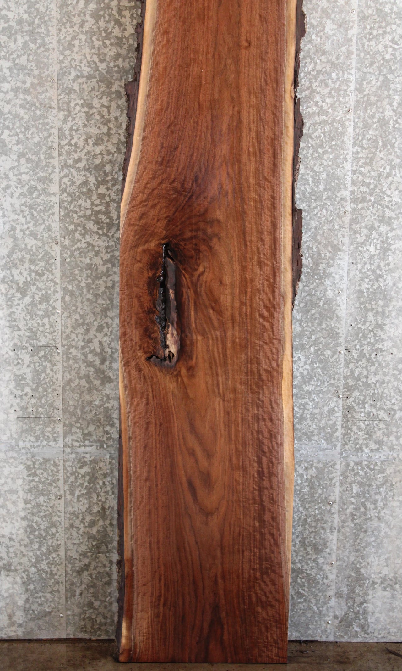 Live Edge Black Walnut Bar Top Slab, Wood Table Top 20684