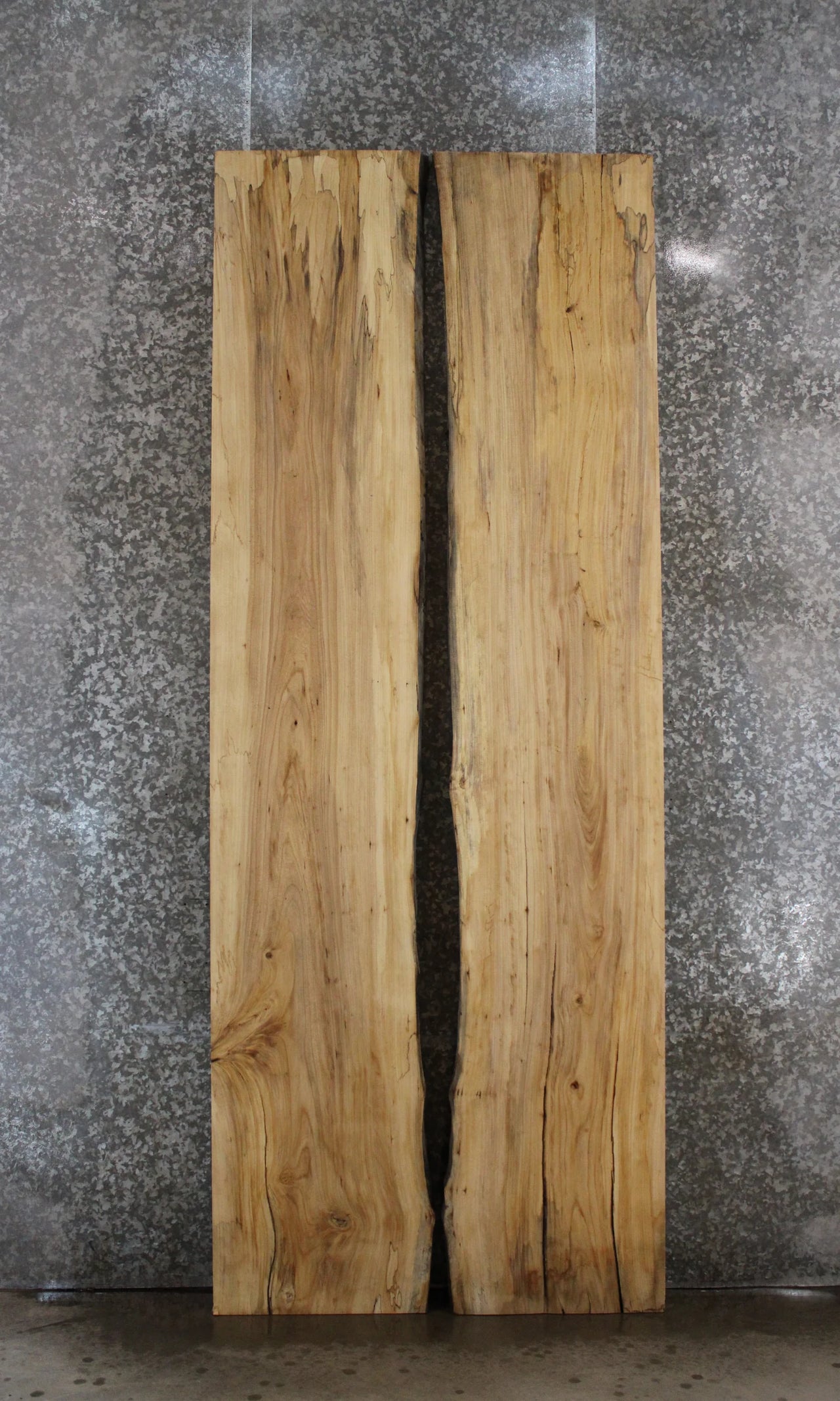 2- Spalted Maple Dining Table Top, Office Conference Table 20685-20686