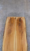 Thumbnail for 2- Rustic Live Edge Ash Bookmatched Dining Table Top Slabs 20687-20688