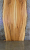 Thumbnail for 2- Rustic Live Edge Ash Bookmatched Dining Table Top Slabs 20687-20688