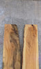 Thumbnail for 2- Rustic Live Edge Ash Bookmatched Dining Table Top Slabs 20687-20688