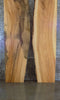 Thumbnail for 2- Rustic Live Edge Ash Bookmatched Dining Table Top Slabs 20687-20688