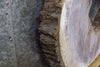 Thumbnail for Round Live Edge Black Walnut Table Top Slab, Epoxy Project 20816