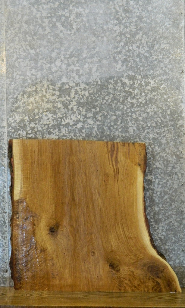Live Edge Bark White Oak End/Side Table Top Slab 20817
