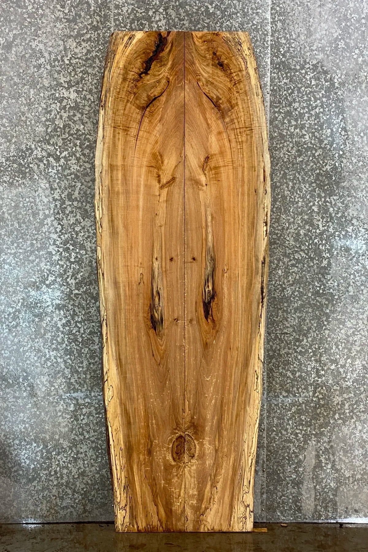 2- Live Edge Maple DIY Dining Room Table/Desk Set, Oval Shaped 23-24