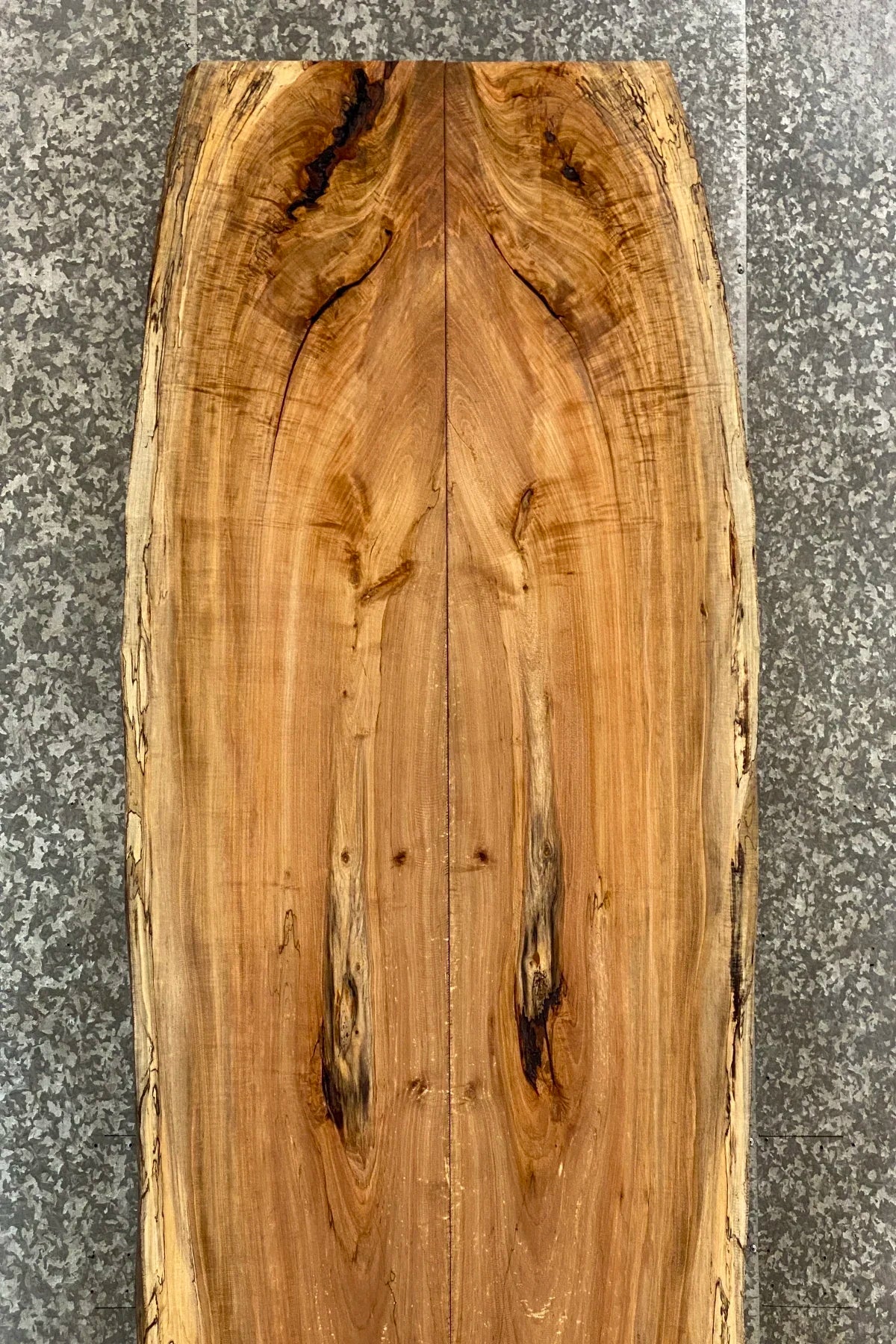 2- Live Edge Maple DIY Dining Room Table/Desk Set, Oval Shaped 23-24