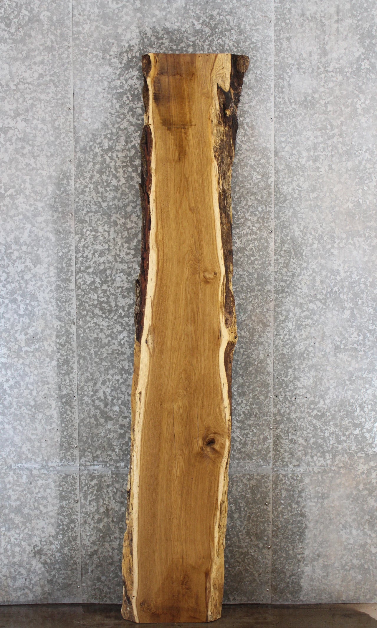 Rustic Live Edge White Oak Bar Top Slab, Console Table Top 264