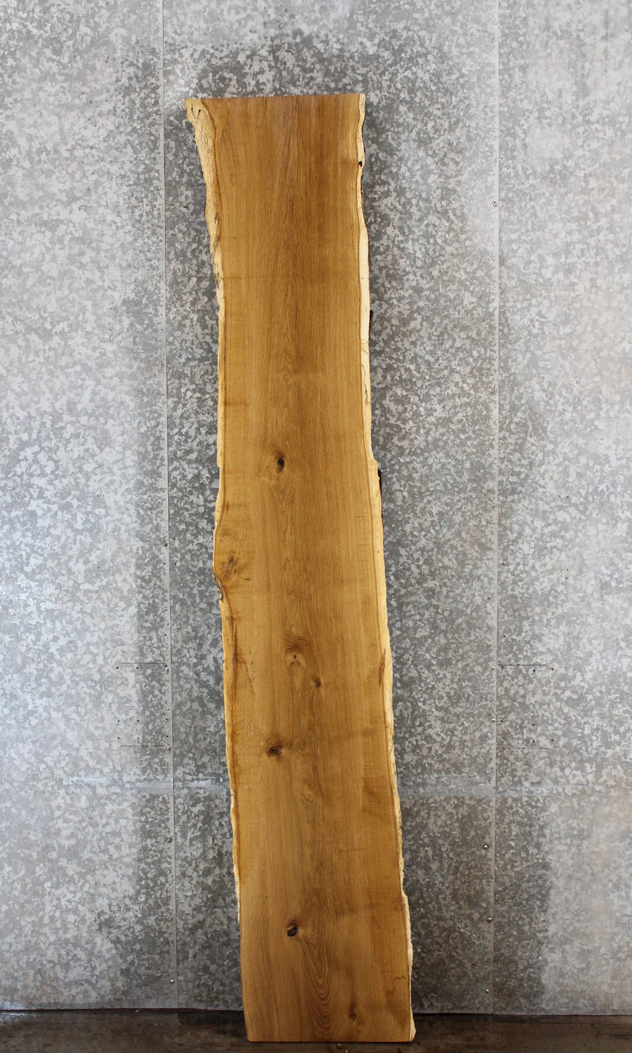 Rustic Live Edge White Oak Bar Top Slab, Console Table Top 264