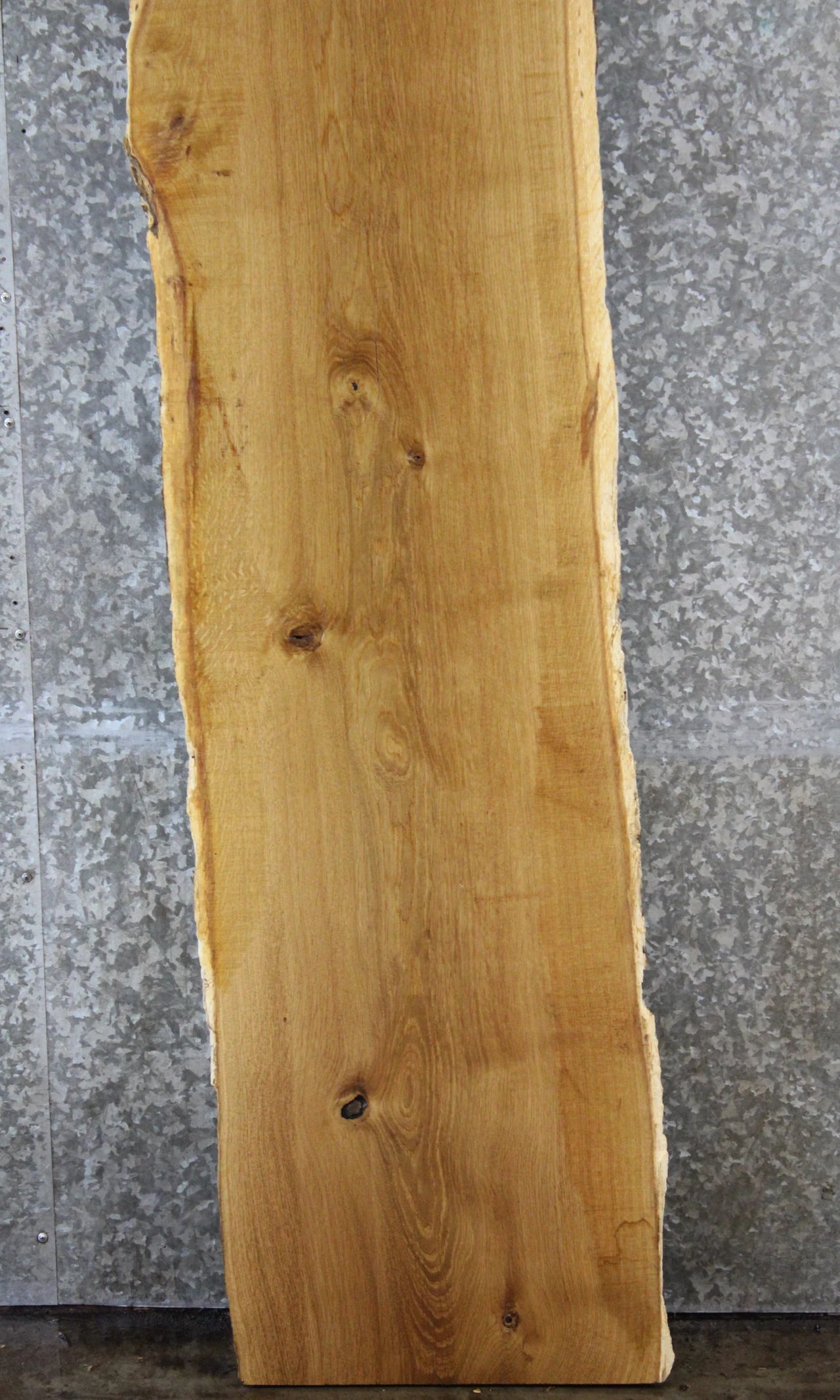 Rustic Live Edge White Oak Bar Top Slab, Console Table Top 264