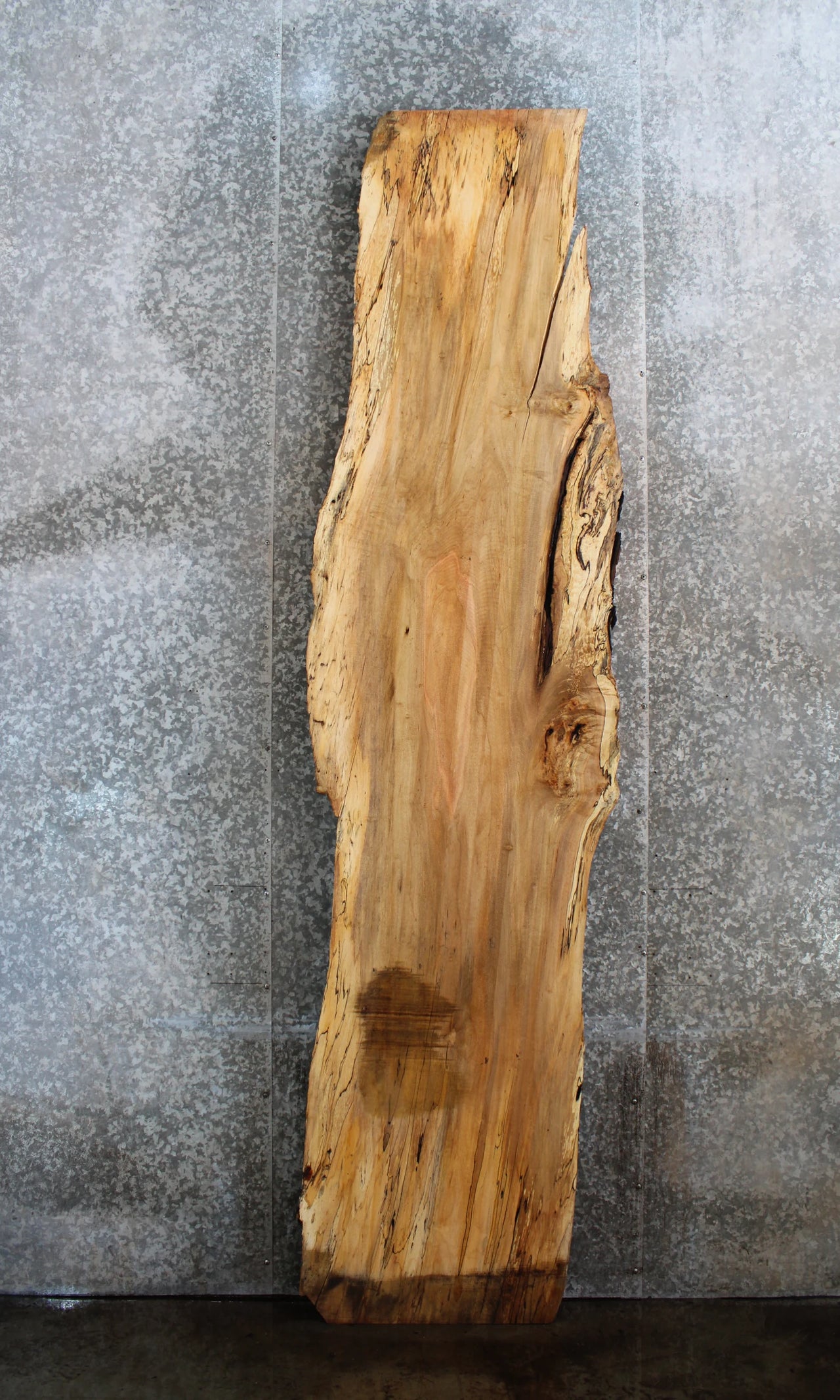 Live Edge Spalted Maple Dining/Console Table Top Slab 20536