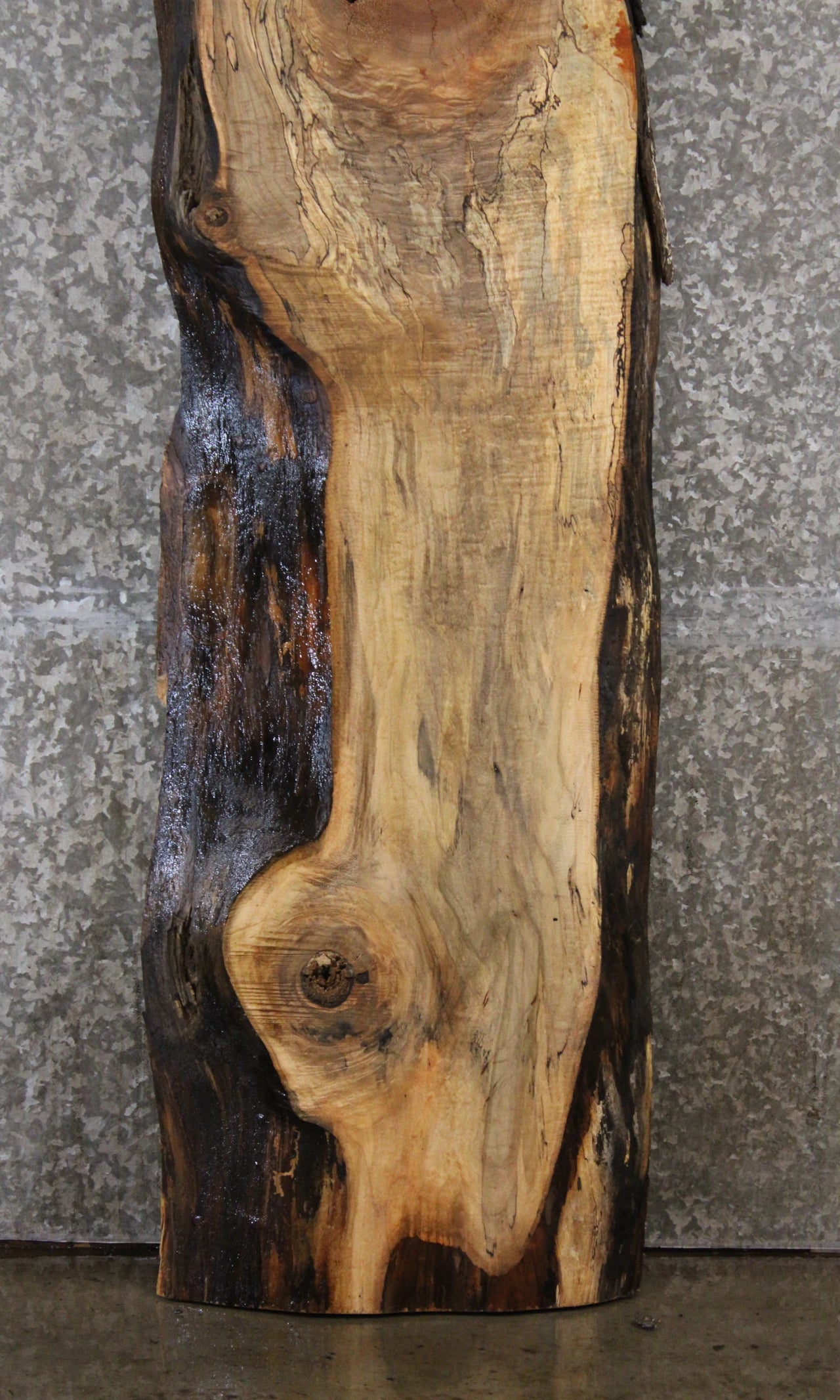 Spalted Maple Live Edge Wood Slab, Coffee Table, Desk Top 278