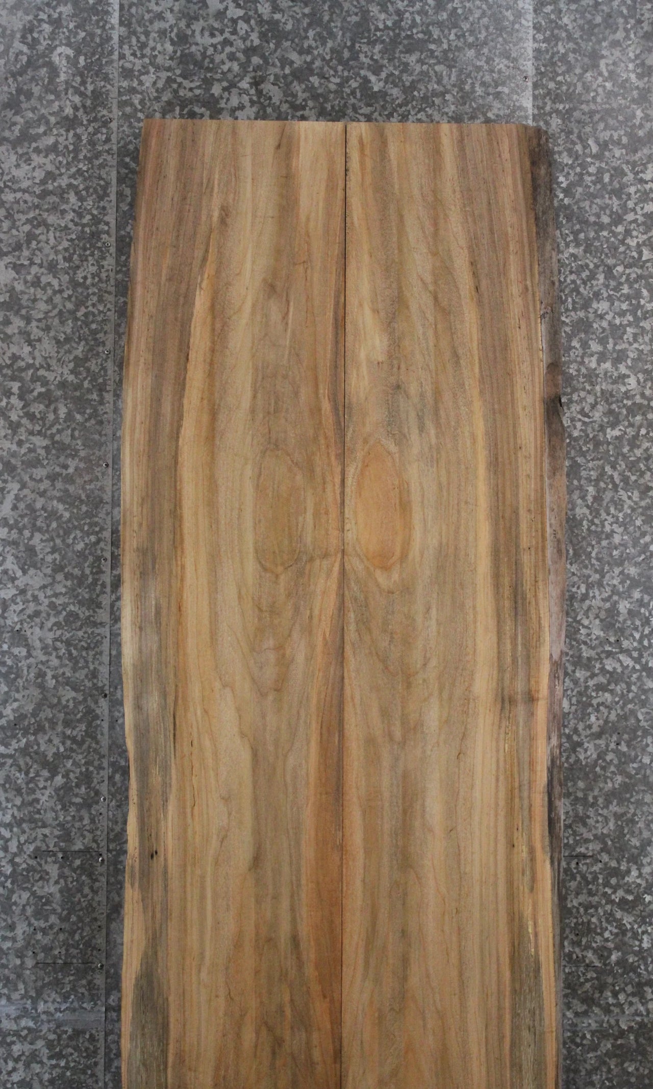 2- Maple Live Edge Book Match Dining Table/Bar Top Slabs 287-288