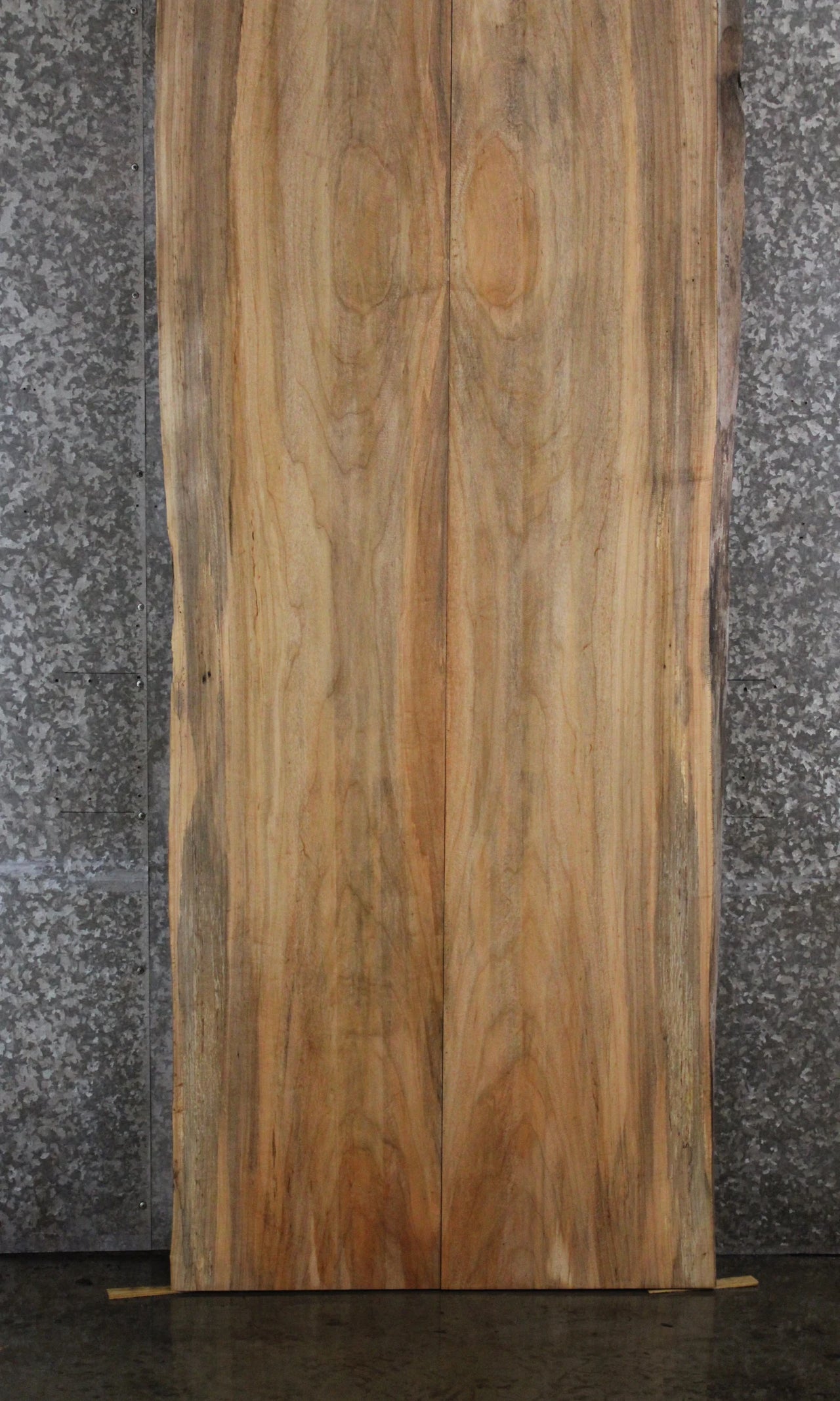 2- Maple Live Edge Book Match Dining Table/Bar Top Slabs 287-288