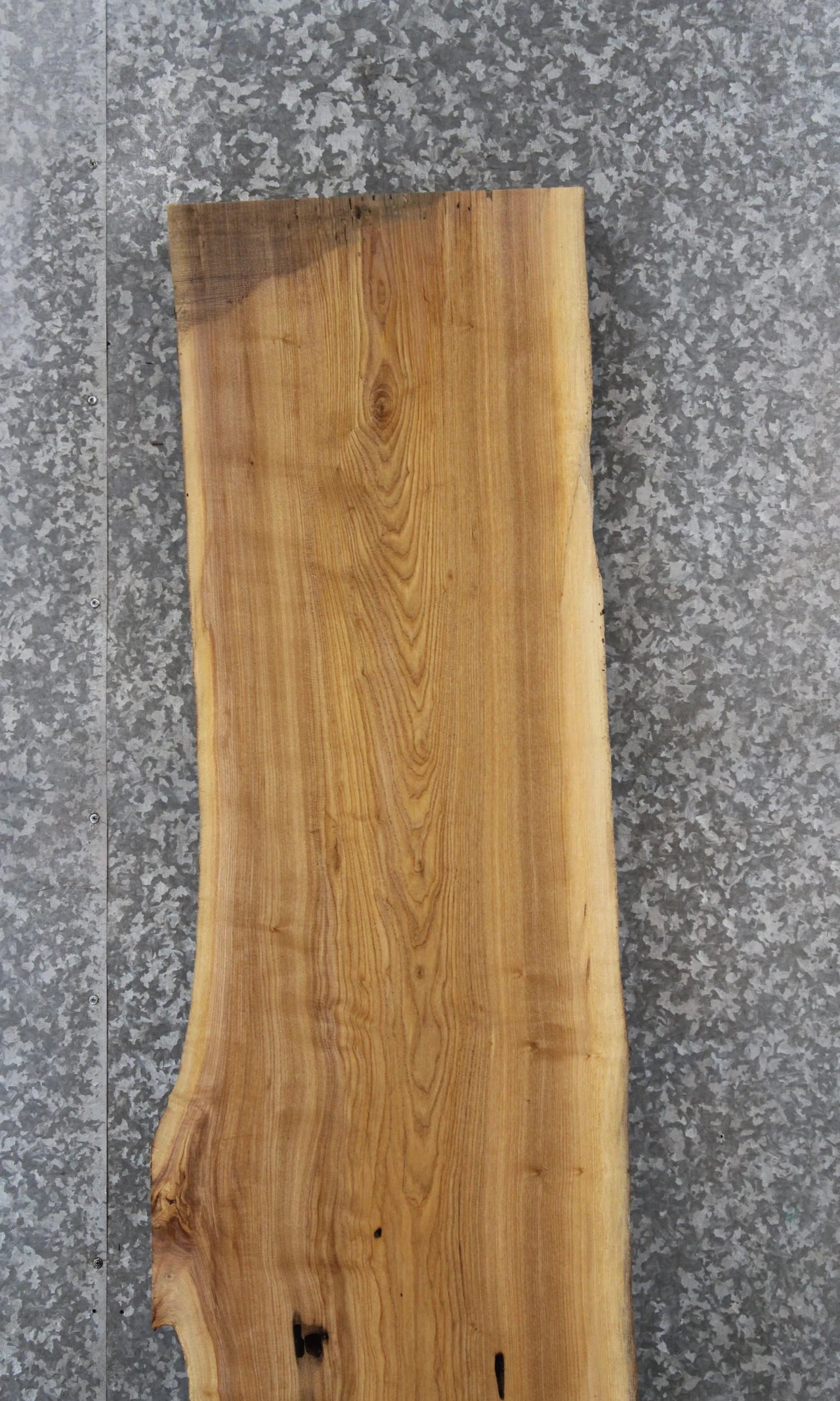 Rustic Live Edge Ash Bar Top Slab, Straight Console Table Slab 28
