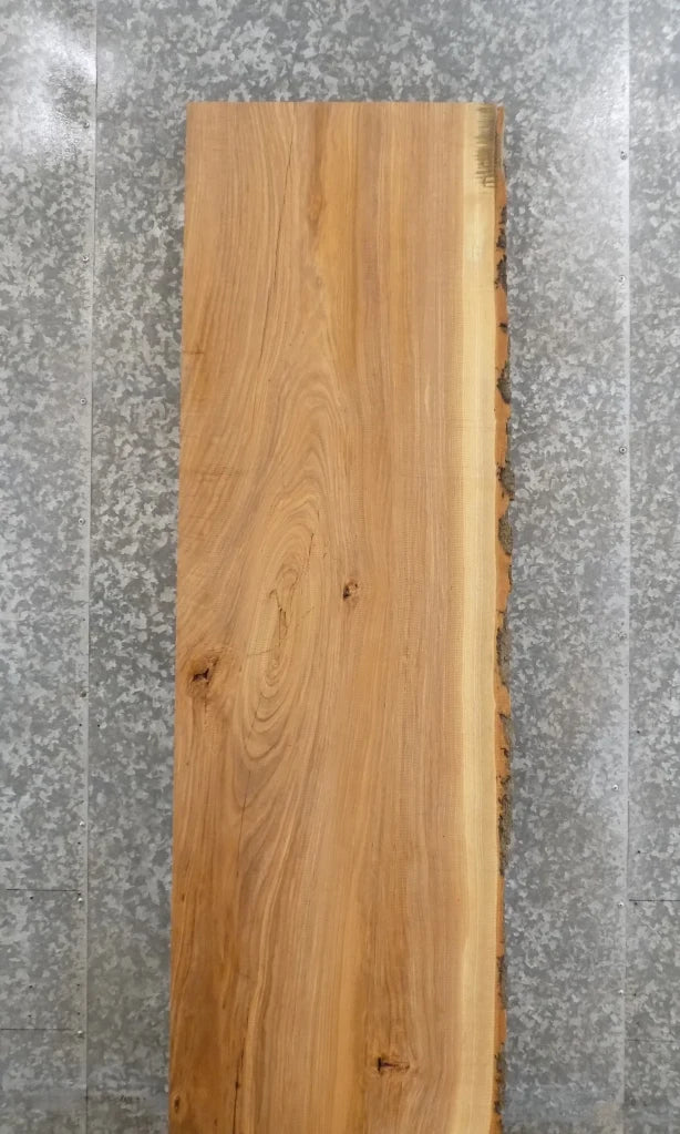 Live Edge Reclaimed Ash Mantel/Kitchen Counter/Bar Top Slab 294