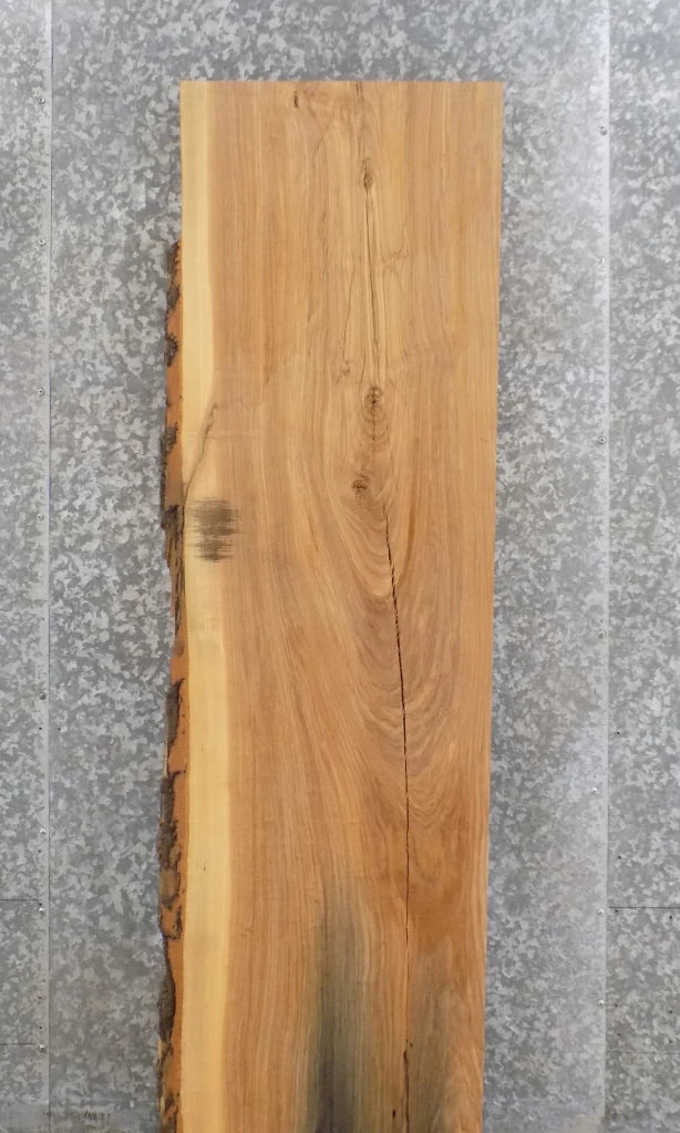 Live Edge Reclaimed Ash Kitchen Counter/Mantel Slab CLOSEOUT 296
