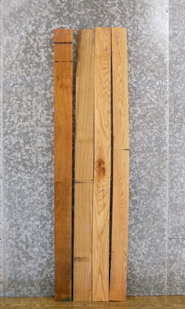 4- Rustic Kiln Dried Red Oak Lumber Pack/Wood Shelf Slabs 30102