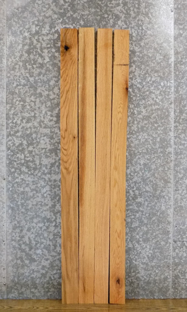 4- Salvaged Kiln Dried Red Oak Lumber Pack/Wood Shelf Slabs 30103