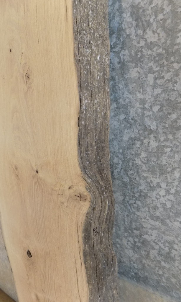 Thick Cut White Oak Rustic Bar/Table Top Slab CLOSEOUT 302
