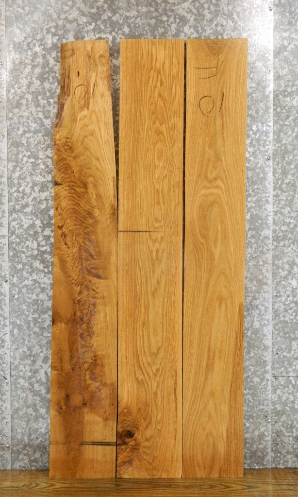 3- Kiln Dried Red Oak Rustic Craft Pack/Lumber Boards 30553