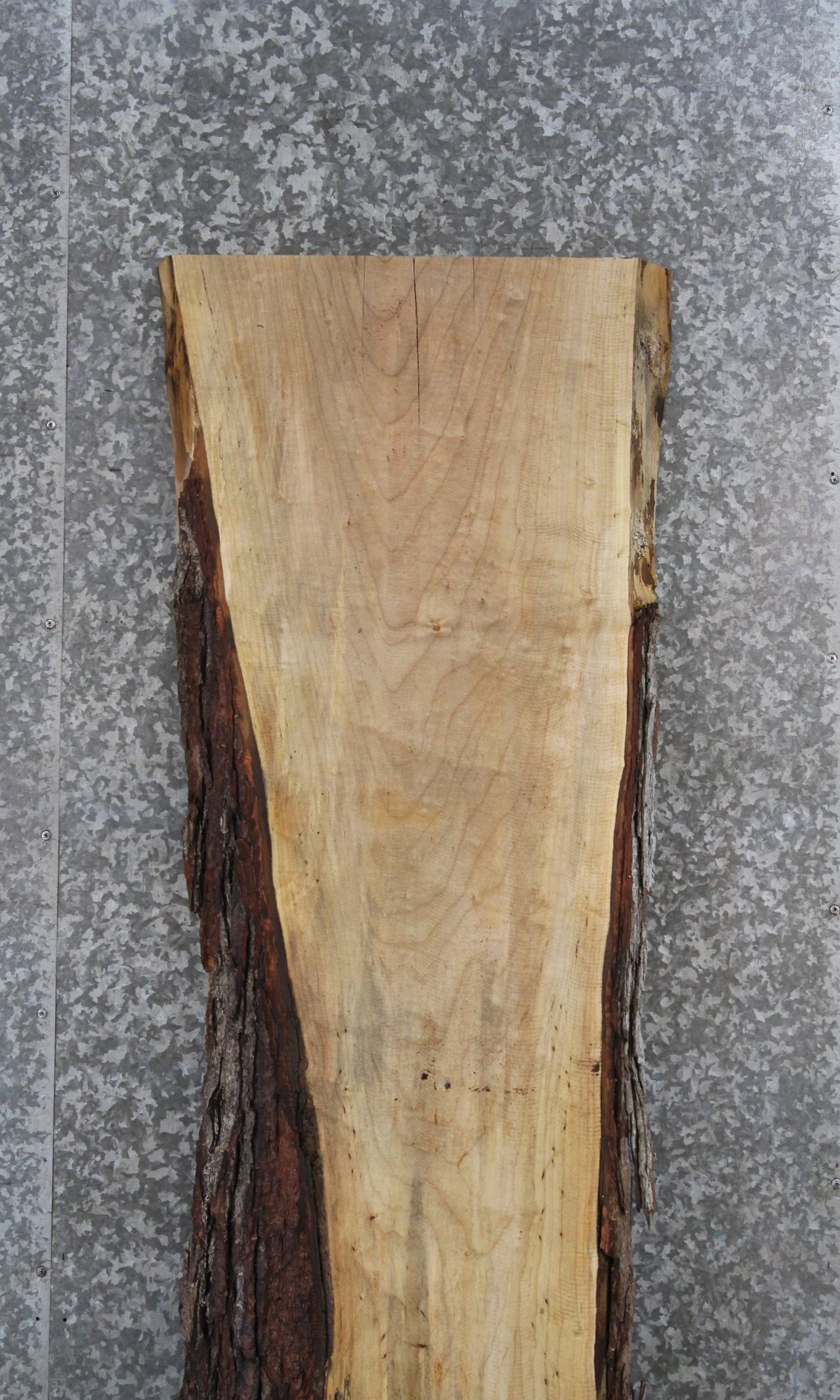 Salvaged Live Edge Maple Bar Top Slab 308